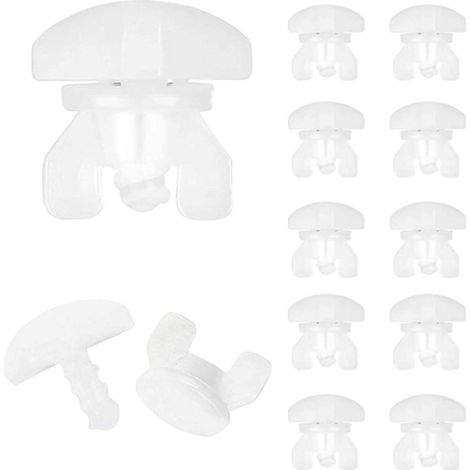 Bloqueur De Rail - Accessoire Universel Pour Rideaux - Installation Facile Et Sécurisée - Lot De 10 Pièces (1/5)
