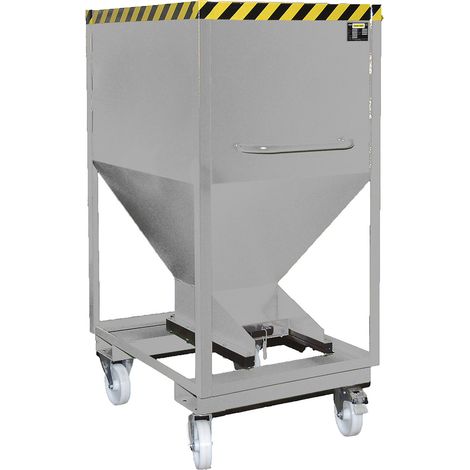 eurokraft pro, Conteneur-silo en forme d'entonnoir, mobile avec