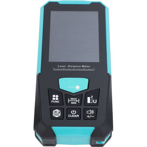 Télémètre laser portable 0,05 à 100 m, écran LCD 2,4 pouces, haute précision, unités m, ft, ft+in (1/5)