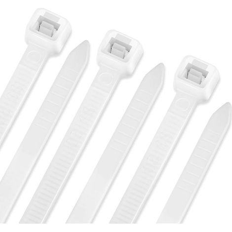 1000 fascette stringicavo da 6 pollici, fascette stringicavo industriali in nylon, fascette autobloccanti resistenti con resistenza alla trazione di 40 libbre, resistenti (1/5)
