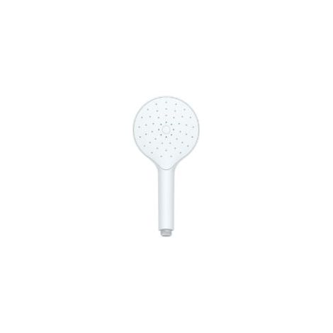 Cabezal de ducha de limpieza automática, cabezal de ducha antical, con boquillas autolimpiables para evitar la acumulación de cal, boquilla universal 1/2, plástico ABS, ø12 cm, blanco (1/3)