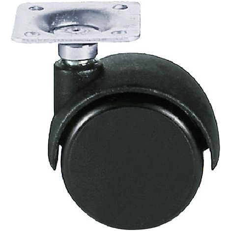Ruota Per Mobili Doppia 30 Pz 4 - Piastra Mm 28 X 28
