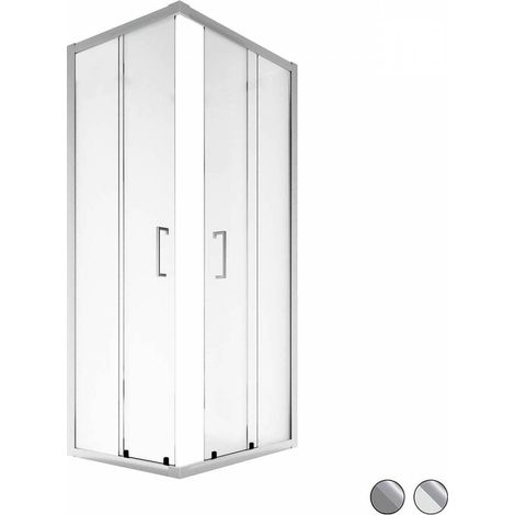 1 LATO PER DOCCIA ANGOLARE CRISTALLO LINEA ESSENTIAL Misura: cm108-110 Ap.44 P.Ar.lu.V.Tr