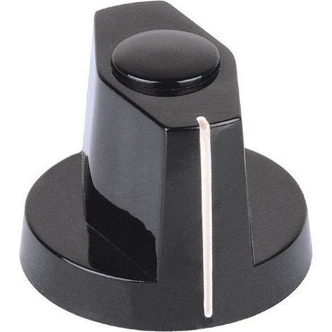 Mentor 353.61 353.61 Knebelknopf  Schwarz (Ø x H) 25 mm x 20 mm 1 St.