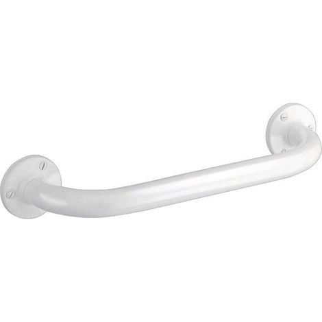 Poignée de maintien Delabie ECO D25 L300mm acier inoxydable laqué blanc (1/2)