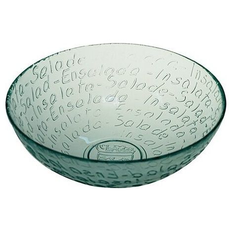 CUENCO MEDITERRANEO 30CM VIDRIO RECICLADO - RAMON DE CASTRO