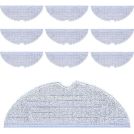 Serpillere Roborock S7, 10 Pièces Serpillère de Rechange pour Roborock S7/S7 Plus/S7 MaxV/ S7 MaxV Plus/ S7 MaxV Ultra /S7 Pro Ultra Aspirateur Lavable Microfibre Lingettes (1/4)