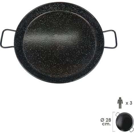 GARCIMA paellera valenciana esmaltada 3 personas/ 28 cm. , Paellera Valenciana Esmaltada 3personas/ 28 cm.- Ideal para hacer paellas.- Utíl para 3 personas.-
