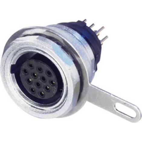 Neutrik MPF12-V Cosse cylindrique mâle embase femelle, verticale Nombre total de pôles: 12 Série (connecteur rond): min