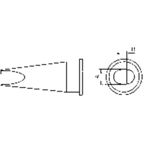 Weller LHT-D Lötspitze Flachform Spitzen-Größe 4.7 mm  Inhalt 1 St. (1/3)