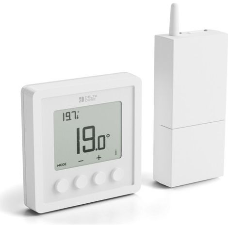 Tybox RF 130 Thermostat sans-fil pour radiateur électrique (16A) - Delta Dore 6051154 (1/3)