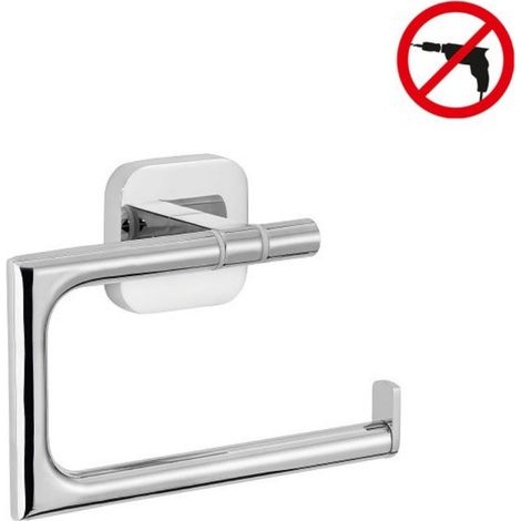 Tesa Elegaant Portarotolo, metallo cromato, facile da installare senza forare (40428-00000-00) (1/5)
