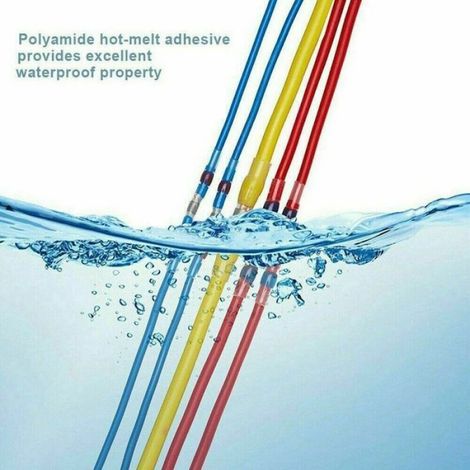 Manchon Thermorétractable - PE Soudé - Température de Travail -55°C à 125°C - Résistance 600 V - Rapport de Rétraction 2:1 - IP67 - 500 Pièces (1/5)