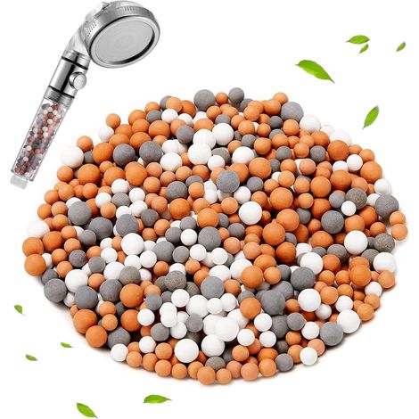 Mineral Balls 150 g Anti Limescale for Shower, Negative Ion Balls for Shower Head (Water Softener, Spa Filter) (1/5)