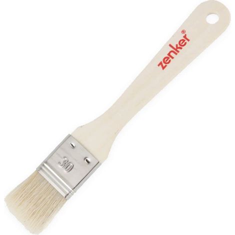 Zenker 31341 Pennello da pasticceria con manico in legno, spazzola da cucina, spazzola per alimenti, in legno FSC, 18,5 x 2,5 cm (1/5)
