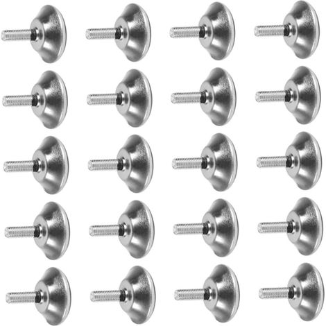 de meubles r glables M8x25 mm base noire de 40 mm patins de (1/5)