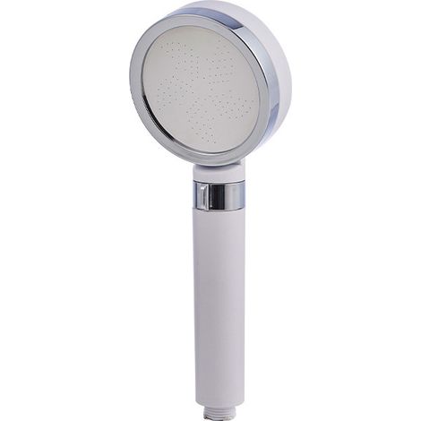 Pommeau de douche filtrant eau douce anti-chlore, douchette hydratante pour peau, nourrissante, argent, type B (1/5)