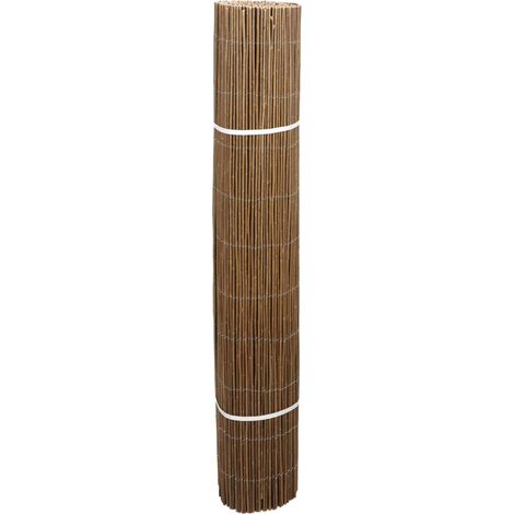 Brise-Vue en Bois de Saule 3 ml x 2 m pour Jardin Balcon Terrasse - Canisse Extérieur Flexible - Livraison gratuite