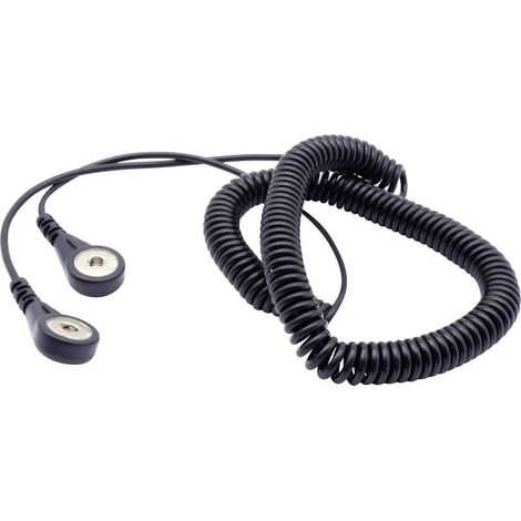 Quadrios Cavo di messa a terra ESD 3.60 m Connettore a pressione 4 mm (1/5)