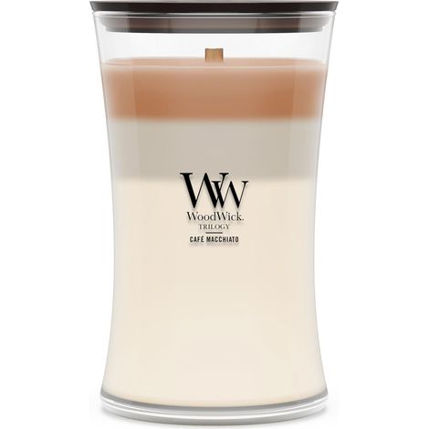 Bougie parfumée Grande bougie sablier Café Macchiato Cadeaux parfaits pour femmes (1/5)