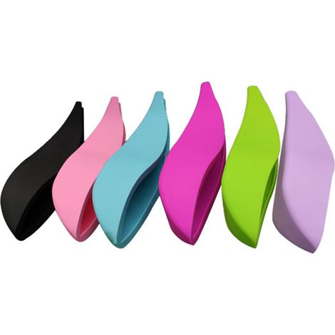 Tragbares Urinal für Frauen, mit Aufbewahrungstasche und Ständer, praktisch zum Urinieren auf Reisen, aus violettem Silikon. (1/4)