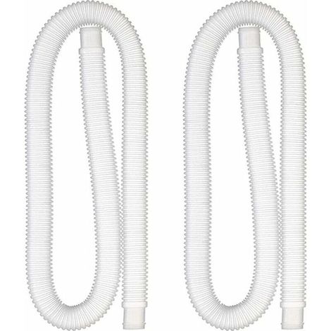 Tuyau de piscine, tuyau de rechange pour piscine, tuyau de rechange pour piscine, compatible avec les pompes INTEX 2 pièces, Ensoleillé
