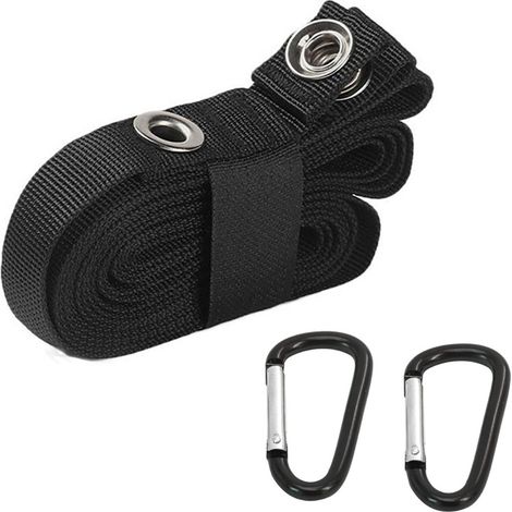 Sangle de Camping Extensible Anti-Dérapant pour Tente, Caravane et Camping-Car - Accroche-Sac et Porte-Équipement Extérieur (1/5)