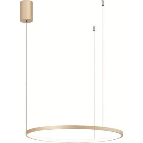 Lampada a sospensione a Led SOEL 60 in metallo verniciato ORO (1/4)