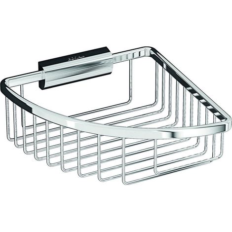 Inda - Handschuhfächer L.19 H.8 cm abnehmbarer Winkel Messing verchromt