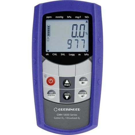 Herramienta de medida electrónica Greisinger gmh5650 concentración o2 presión