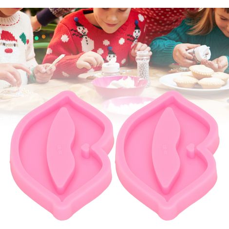 Silikonformen, Formen zum Dekorieren von Fondant- und Schokoladenkuchen, DIY-Backutensilien, im 2er-Set erhältlich (1/5)