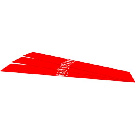 Lot n° 20 Bandes adhésives réfléchissantes rouges CAME 001G02809 G02809