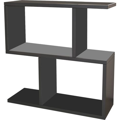 Table d'appoint en bois "Life" - 60 x 20 x 60 cm - Anthracite (1/4)
