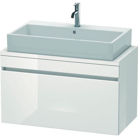 Mobiletto sotto console DURASTYLE 512x900x478mm rovere naturale / bianco opaco (1/3)