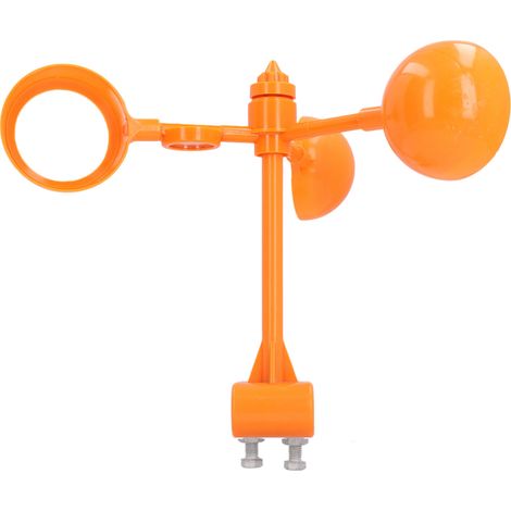 Ortviai Épouvantail Anti-Oiseaux Rotatif Réfléchissant à Énergie Éolienne pour Toit, Jardin, Tour Électrique ou Verger – Diam. 40 cm