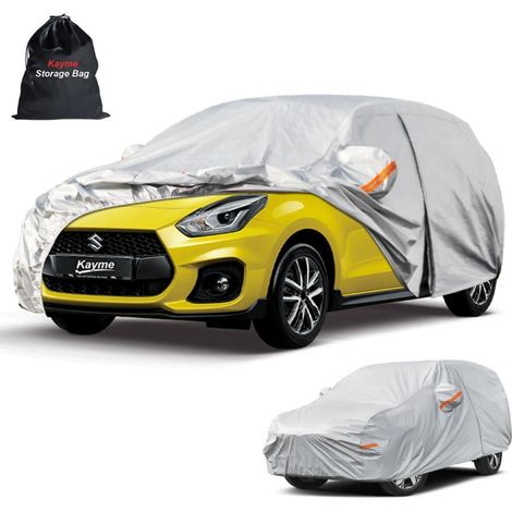 Bâche auto imperméable et respirante pour Suzuki Swift (2004-2025) argent (1/5)