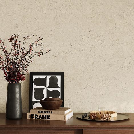 Papier Peint Effet Béton Beige Épais 40cmx200cm Papiers Adhésif Décoratif Adesif Décoration Meuble Style Industriel Papier Peint Imitation Ciment Salle de Bain Garage Plan de Travail Cuisine (1/5)