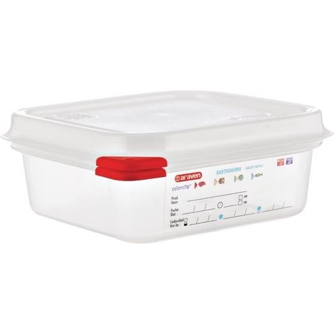 Boîte alimentaire  hermétique - Araven GN 1/6 - Lot de 4