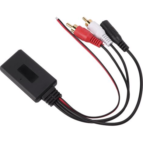 Kit Mains Libres Bluetooth 5.0 USB avec Microphone ABS Antidérapant, Adaptateur Audio 2 RCA pour Autoradio Pioneer (1/5)