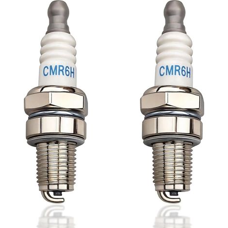Stück CMR6H Zündkerzen, geeignet für die meisten Rasenmäher und Forstmaschinen, wie z. B.: MS170, MS171, MS181, MS211, MS231, MS241, FS90, FS100, FS110, BG56, BG66, BG86, BR500, BR600