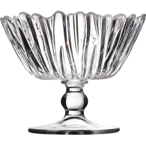 Dajar Schale auf dem Fuss Aurora Pasabahce, Glas, Transparent, 14 x 10,7 cm (1/3)
