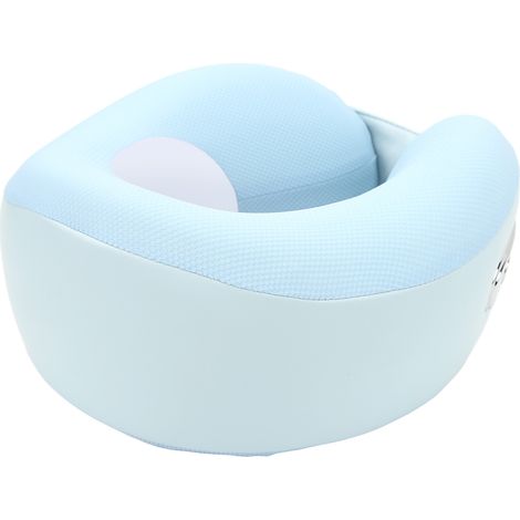 Massaggiatore da viaggio per il collo, in memory foam, con 4 modalità, impacco caldo, senza fili, a forma di U, con supporto vocale intelligente. (1/5)