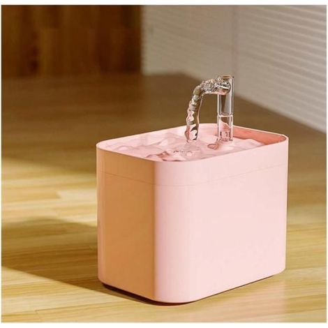 Fontaine a Eau Animaux sans Fil Rechargeable Fontaine Eau sans Fil Chat Distributeur Eau Chat Automatique Base Anti-Renversement (1/4)
