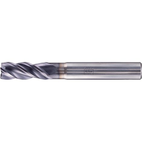 PFERD VHM Eckfräser lang 4 Schneiden Ø 8 mm 45° Fase TiAlN Schaft HA Universal Line Schruppen Schlichten Nuten (1/5)