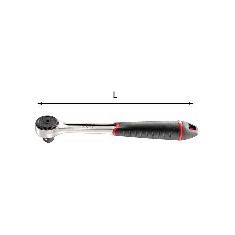 USAG 237 A certificato IP51 cricchetto reversibile per bussole Attacco 1/4" (1/7)