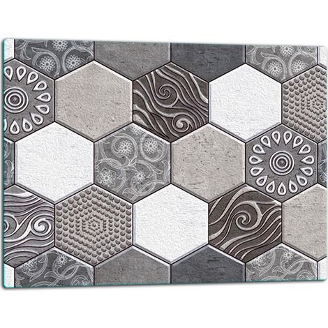 Planche à découper en verre mosaïque 52x40 (1/5)