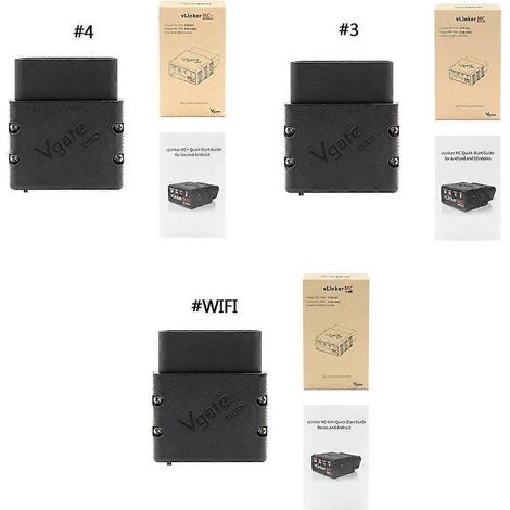 Scanner OBD2 pour voiture Vgate VLinker MC, compatible Bluetooth, pour diagnostic OBDLINK Co-MC Bluetooth 3.0- (1/4)