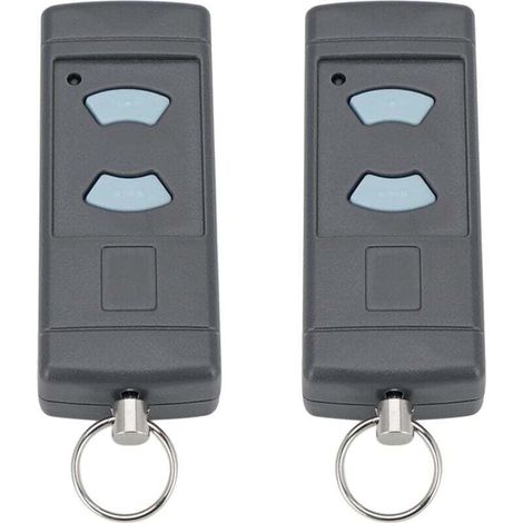 Set mit 2 Ersatz-Garagentoröffner-Handsendern mit blauer Taste, 868 MHz, für HORMANN HSE2-868, HSM4-868, HSE4-868, kompatibel mit Tubauto HSM4-868, HS4-868