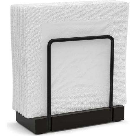 Porta tovaglioli verticale in bambù e ferro, ideale per cucine, ristoranti, bar da picnic in stile country o tavoli da picnic. Questo porta conto in legno rustico si adatta a tutti i tipi di arredamen