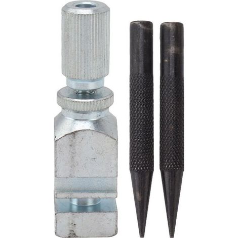 BelleRise - Kit réparation chaîne tronçonneuse – 3s démontage rivets – compact 9,5 cm – pour jardinage & bricolage (1/4)